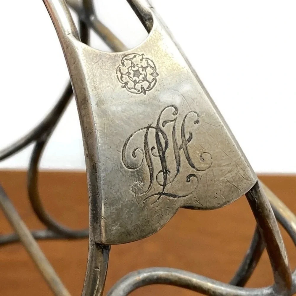 Vintage Mappin & Webb Wine Bottle Holder Champagne Cradle SIlverplate